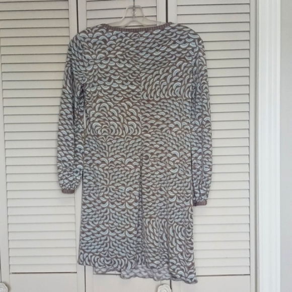 Trinal Turk 100% Silk Stretch Jersey Abstract Print Dress, Size 6 - Picture 8 of 10